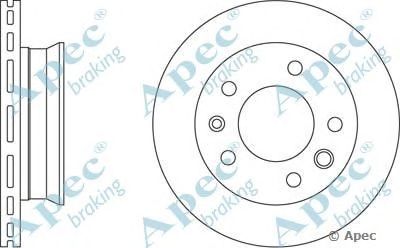 APEC BRAKING dsk771 -  Тормозной диск